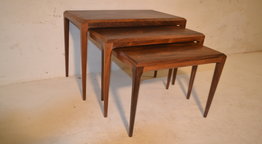 Johannes Andersen Silkeborg Rosewood Nest Tables